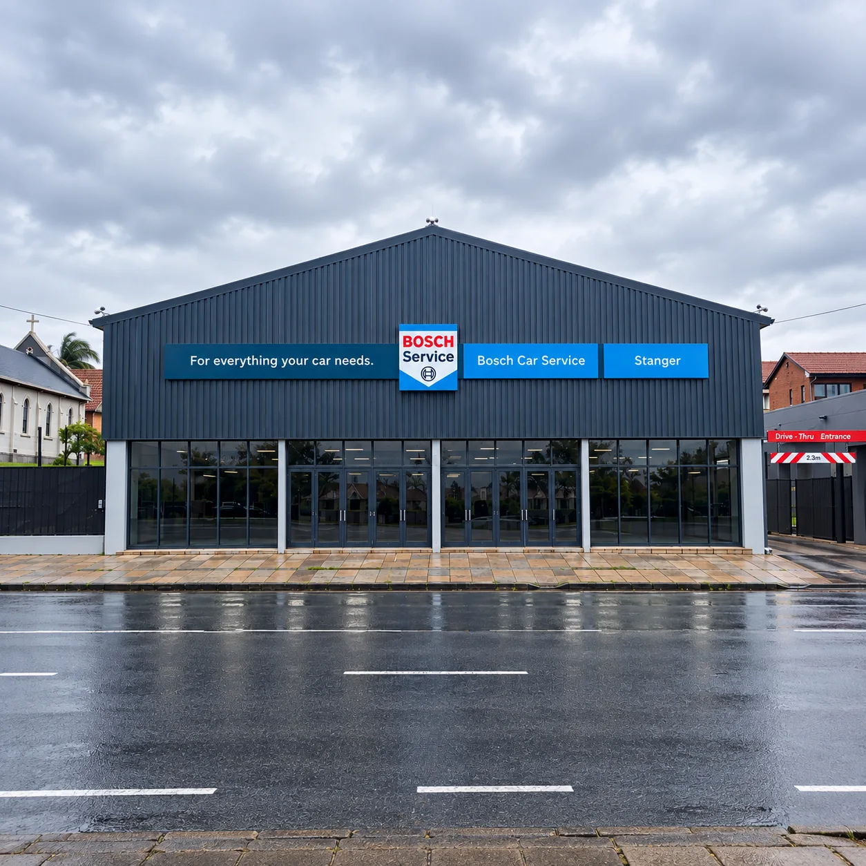Bosch Car Service Stanger workshop exterior