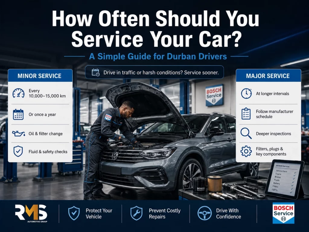 Minor Service How Often Should You Service Your Car? | Bosch Durban